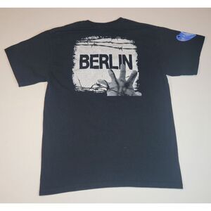 Berlin Golden Regement T-Shirt‎ Mens Medium. y2k 2009 Military Black Tee